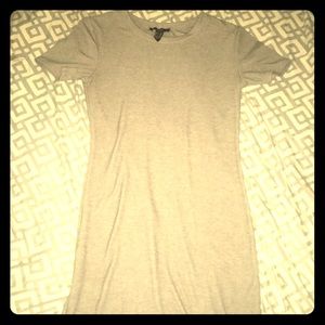 Gray forever 21 mini dress .